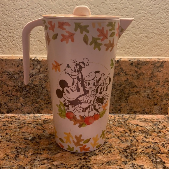Disney Other - Disney Mickey & Friends Harvest Bamboo Pitcher